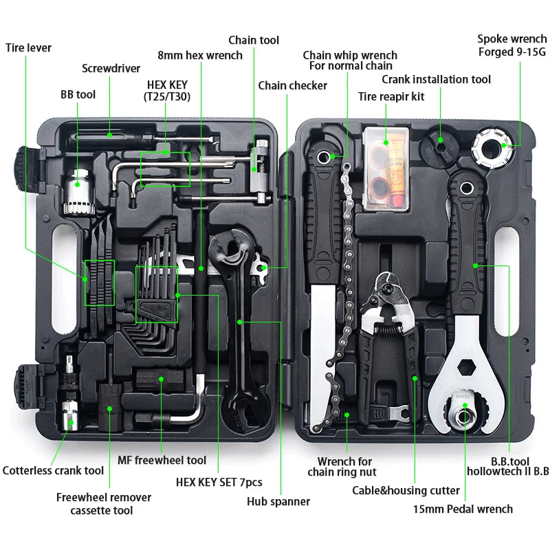 SENSAH Advanced Mechanic Tool Set for Bicycle Service