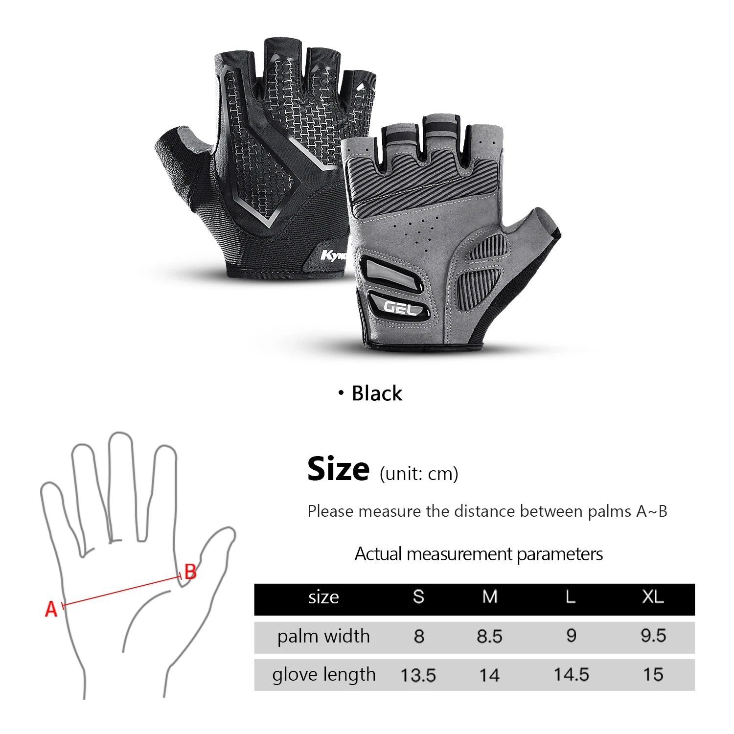 Fezrgea half-finger cycling gloves 