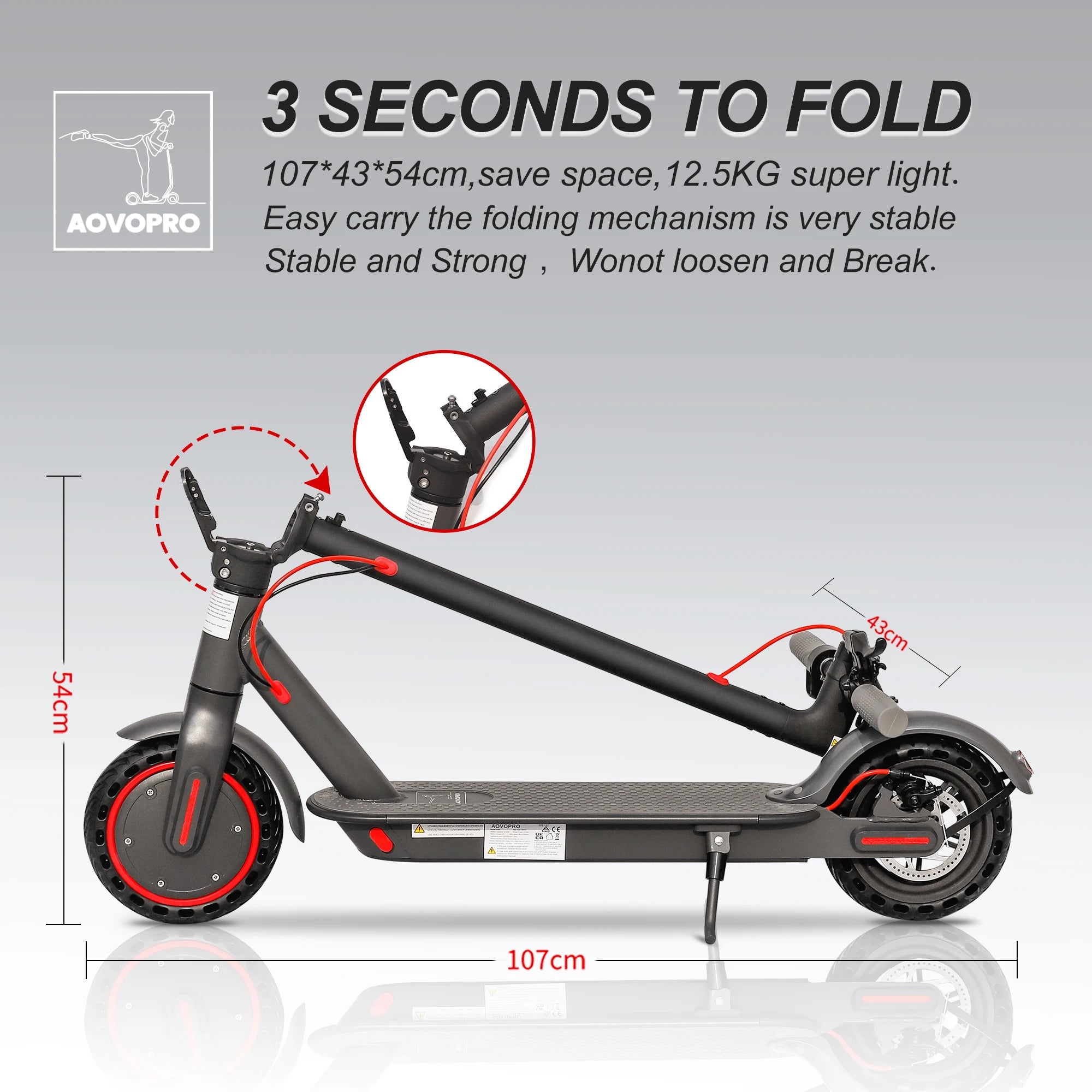 AOVOPRO ES80 electric scooter