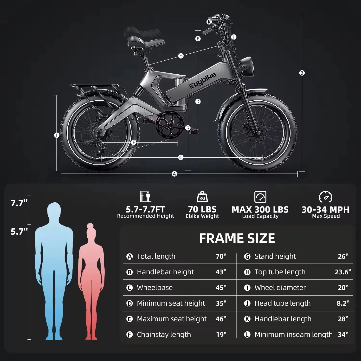 CUYBIKE K6F Elektrofahrrad