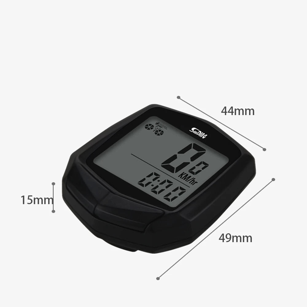 Waterproof bicycle odometer