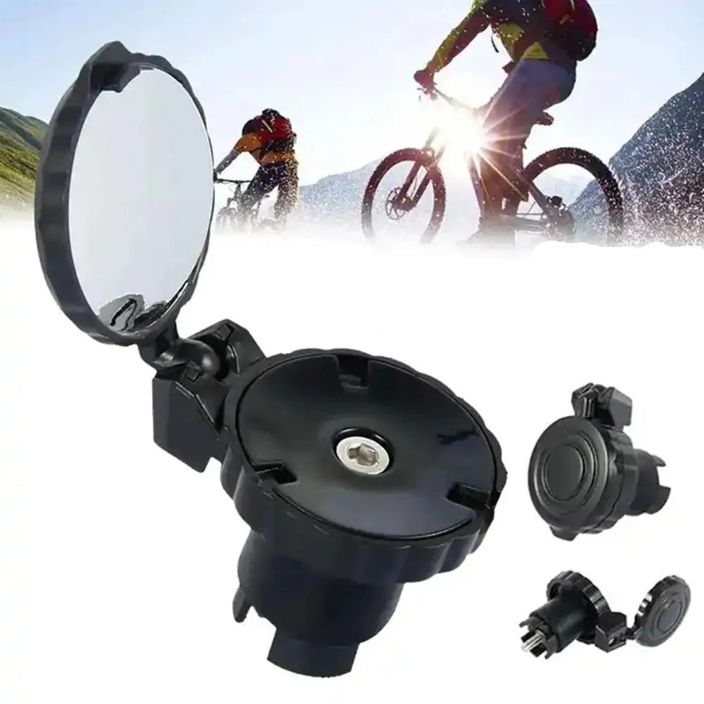 Adjustable bicycle rearview mirror