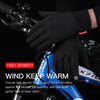 Gants tactiles imperméables pour le cyclisme d'hiver