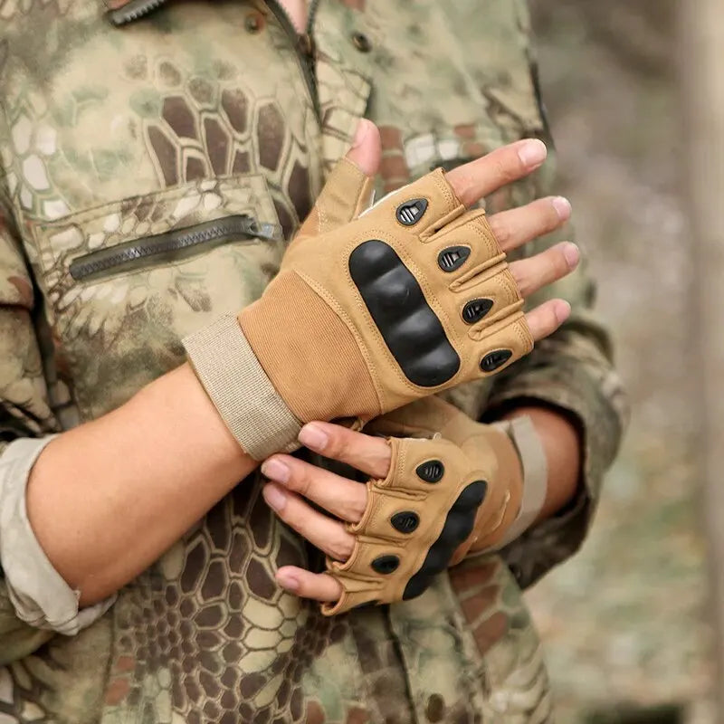 Tactical Half-Finger Gloves for Men