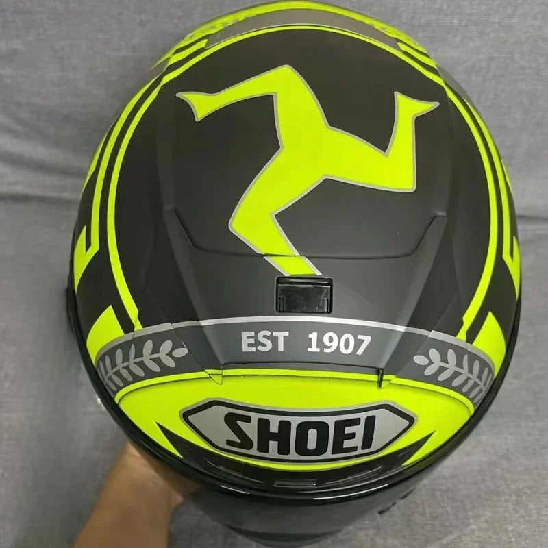 SHOEI Yellow Helmet