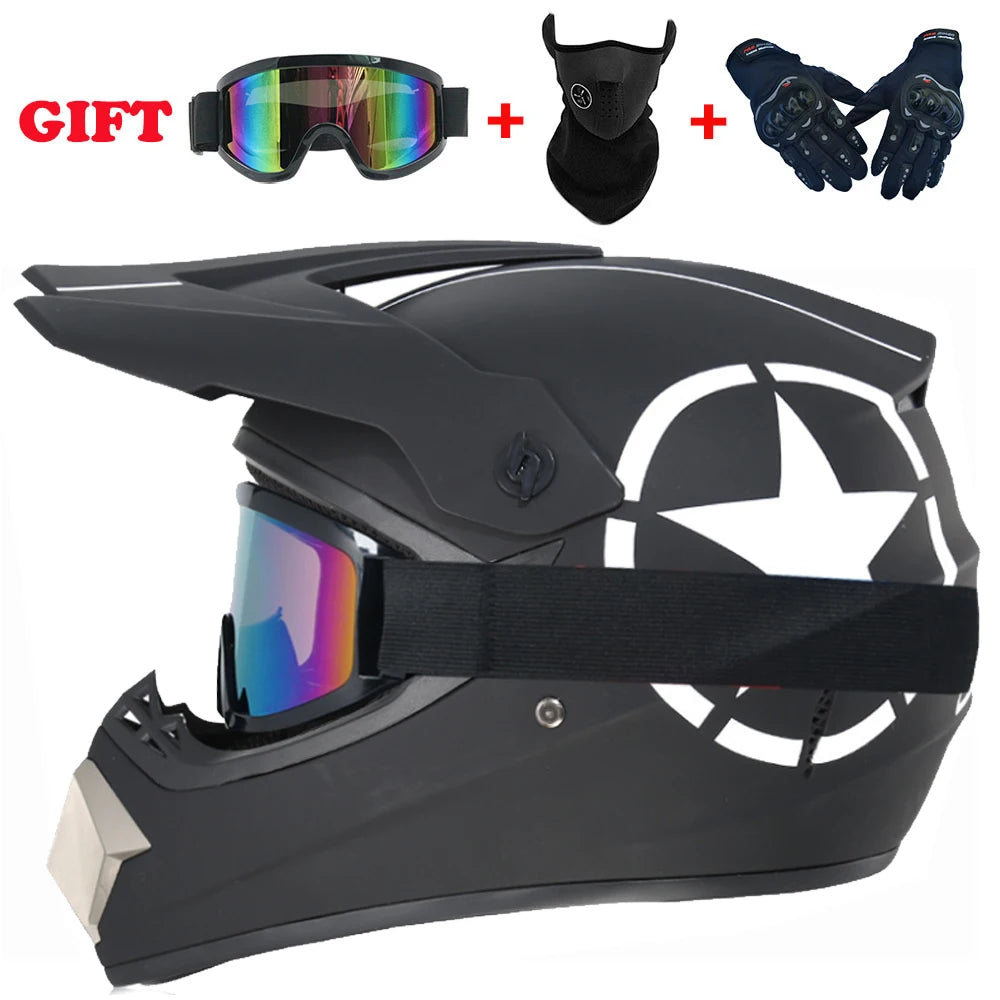 children's motorcycle helmet set