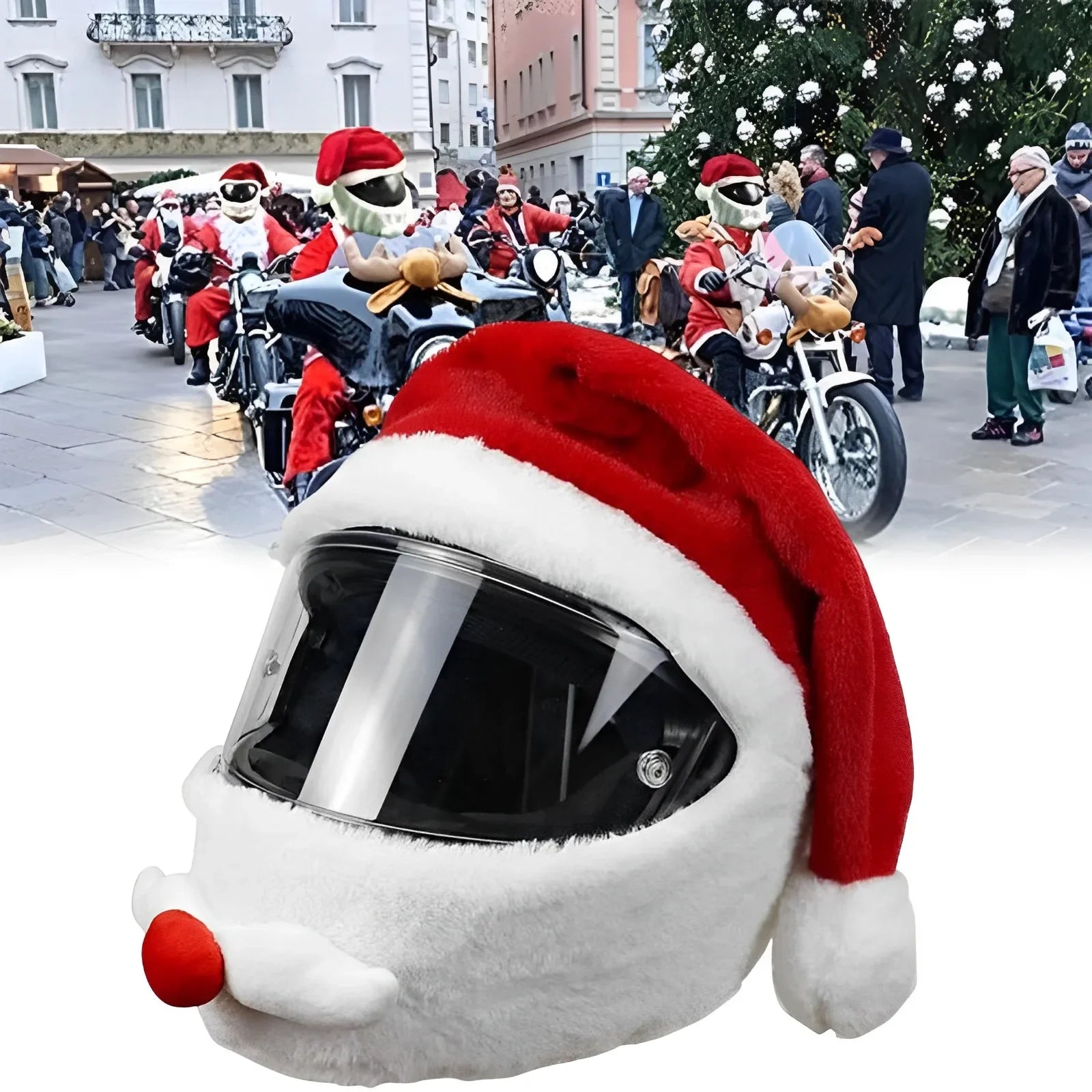 Christmas Helmet Cover