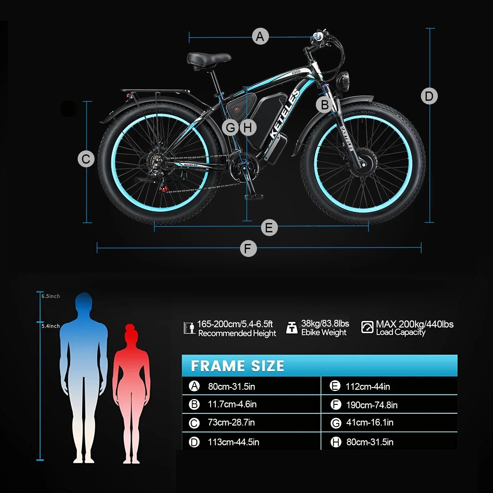 Vélo électrique KETELES K800