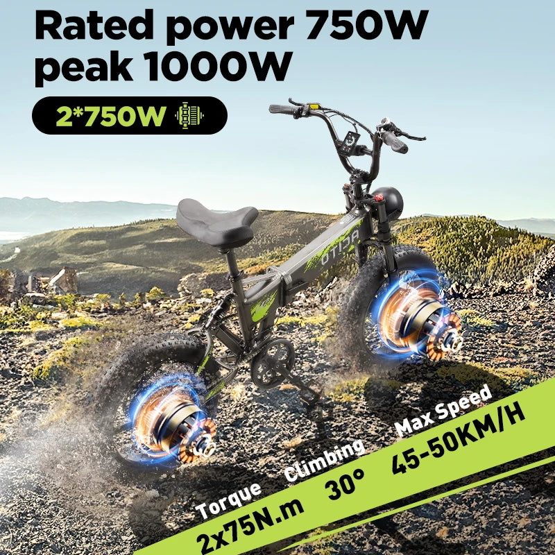 OTIDA R7pro AWD electric bike