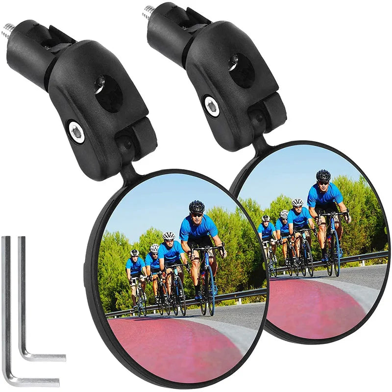 Universal bicycle rearview mirror