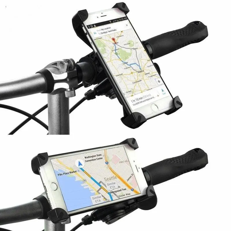 Universal bicycle phone holder 