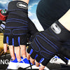 Gants de cyclisme respirants demi-doigts pour hommes